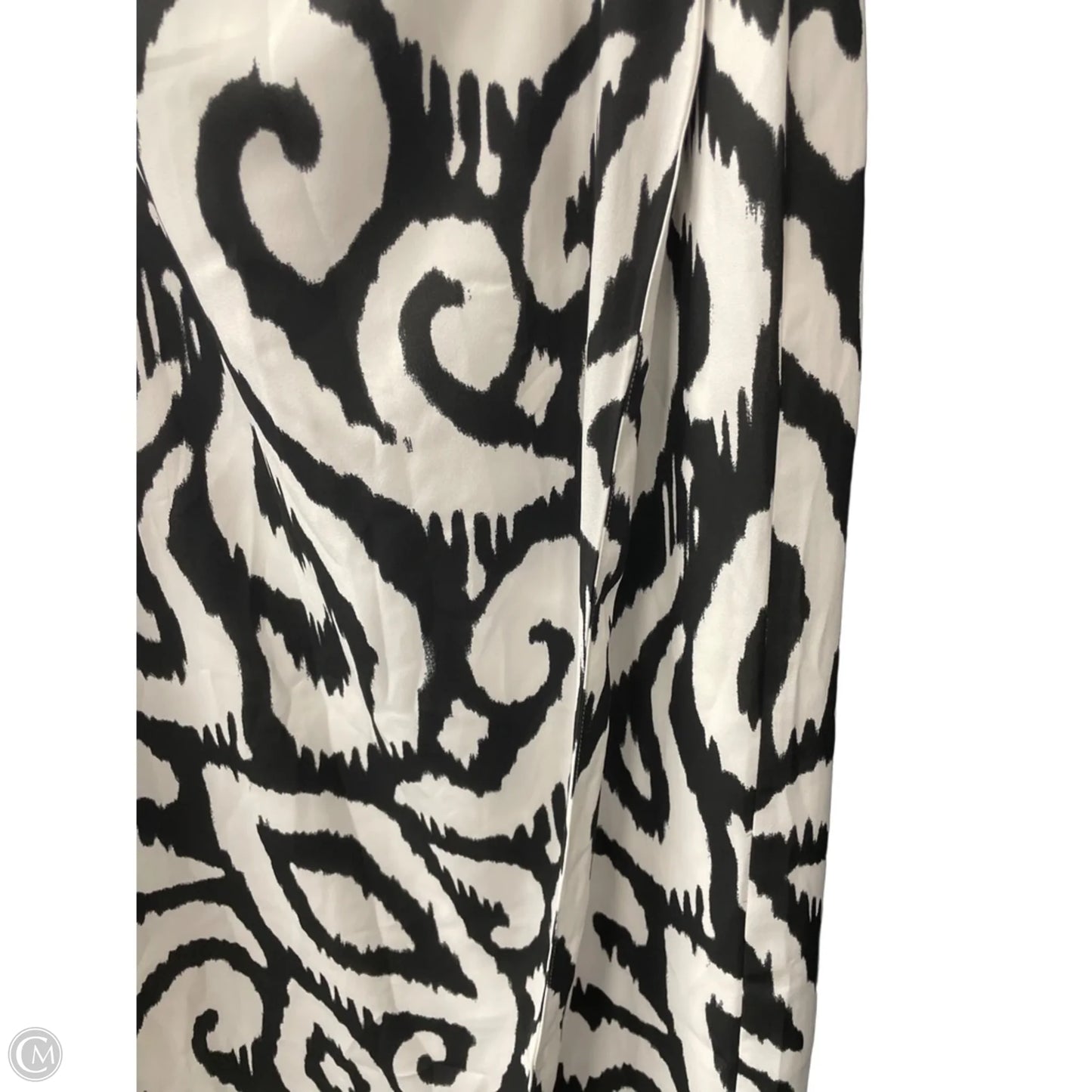 Skirt Maxi By Ann Taylor In Black & White, Size: 8