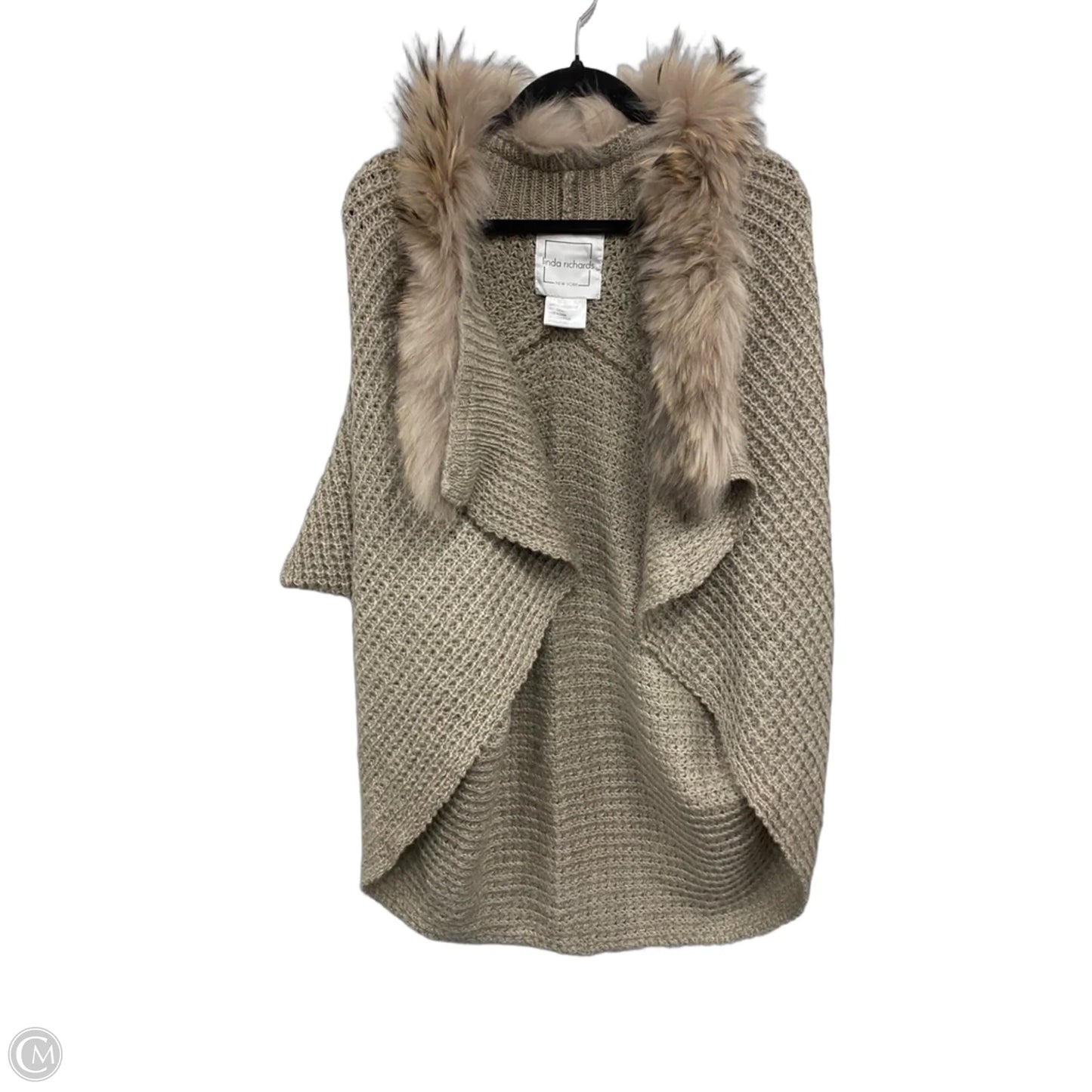 Sweater Cardigan By Clothes Mentor In Grey