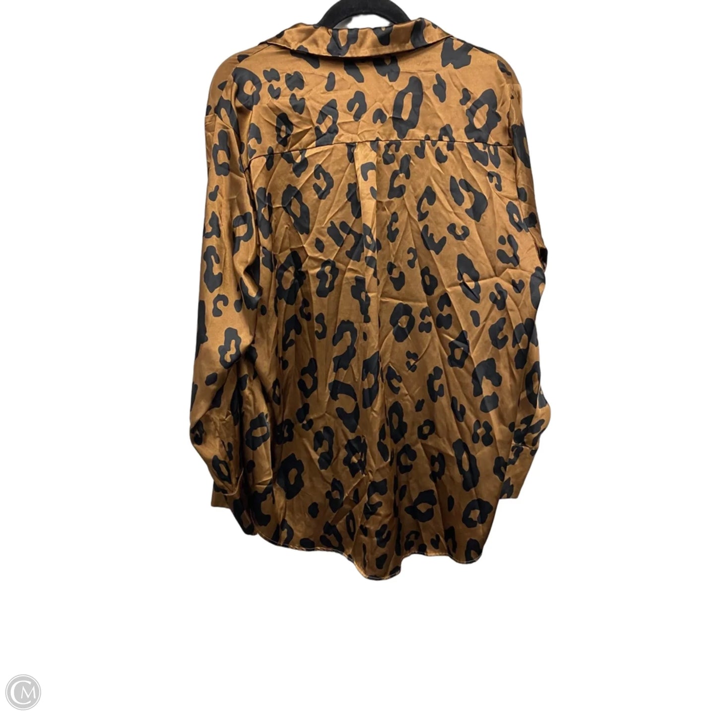 Top Long Sleeve By Flora Nikrooz In Animal Print, Size: Xl