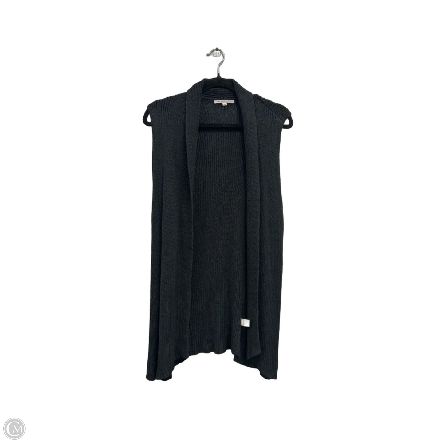 Vest Sweater By Gap In Black, Size: M