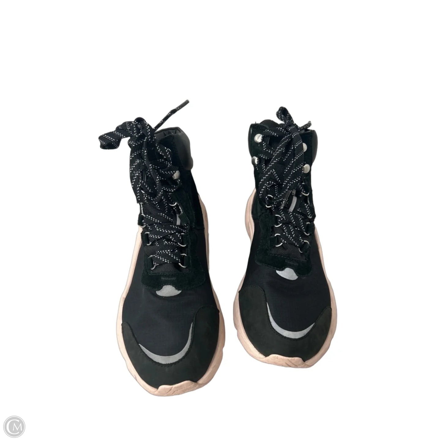 Boots Hiking By Sorel In Black & Pink, Size: 11