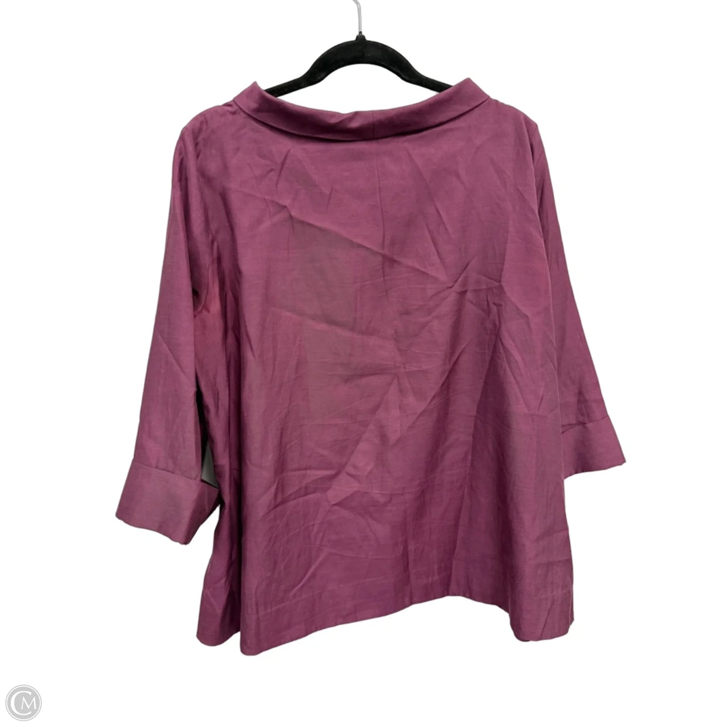 Blouse 3/4 Sleeve By Cos In Mauve, Size: 12