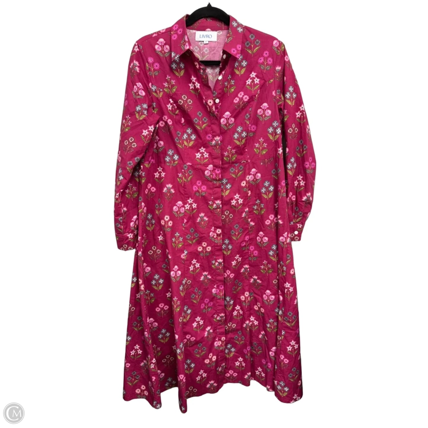 Dress Casual Maxi By Cmb In Floral Print, Size: M