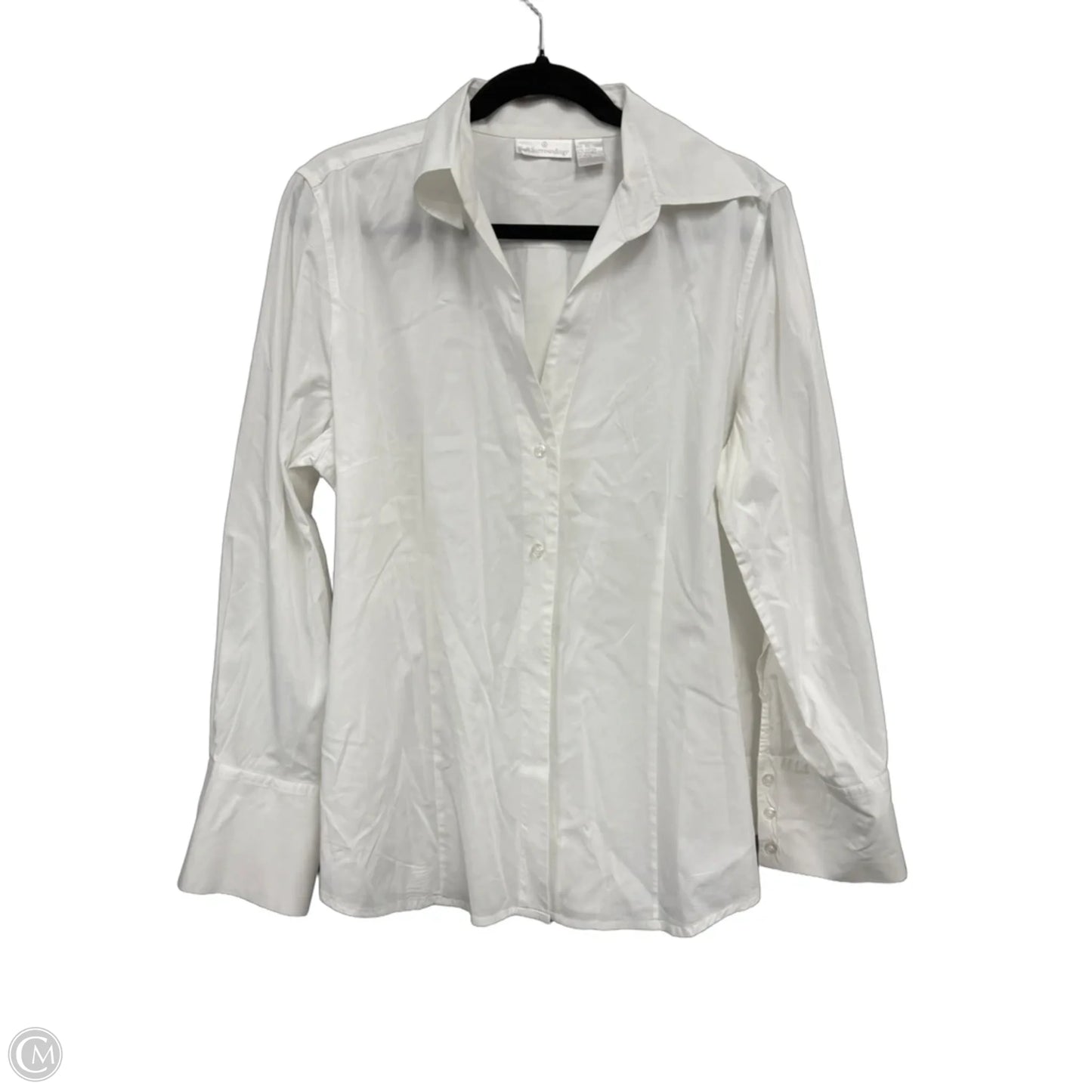 Top Long Sleeve By Soft Surroundings In White, Size: Xl
