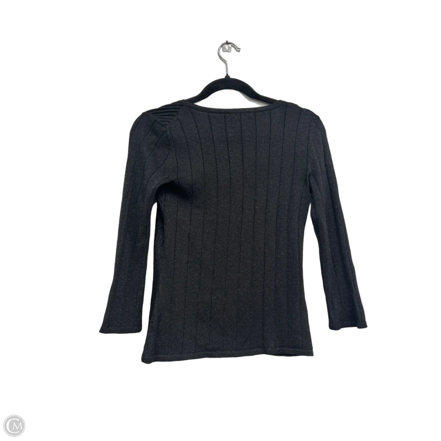 Top 3/4 Sleeve By Cupio In Black, Size: Xs