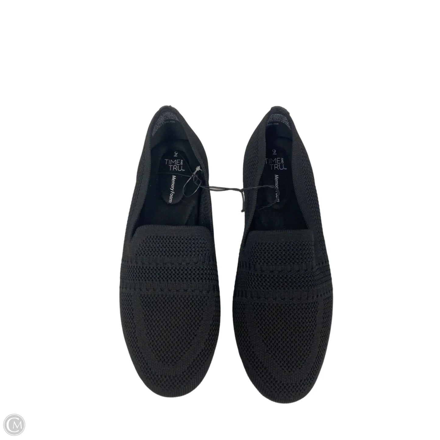 Shoes Flats By Time And Tru In Black, Size: 9
