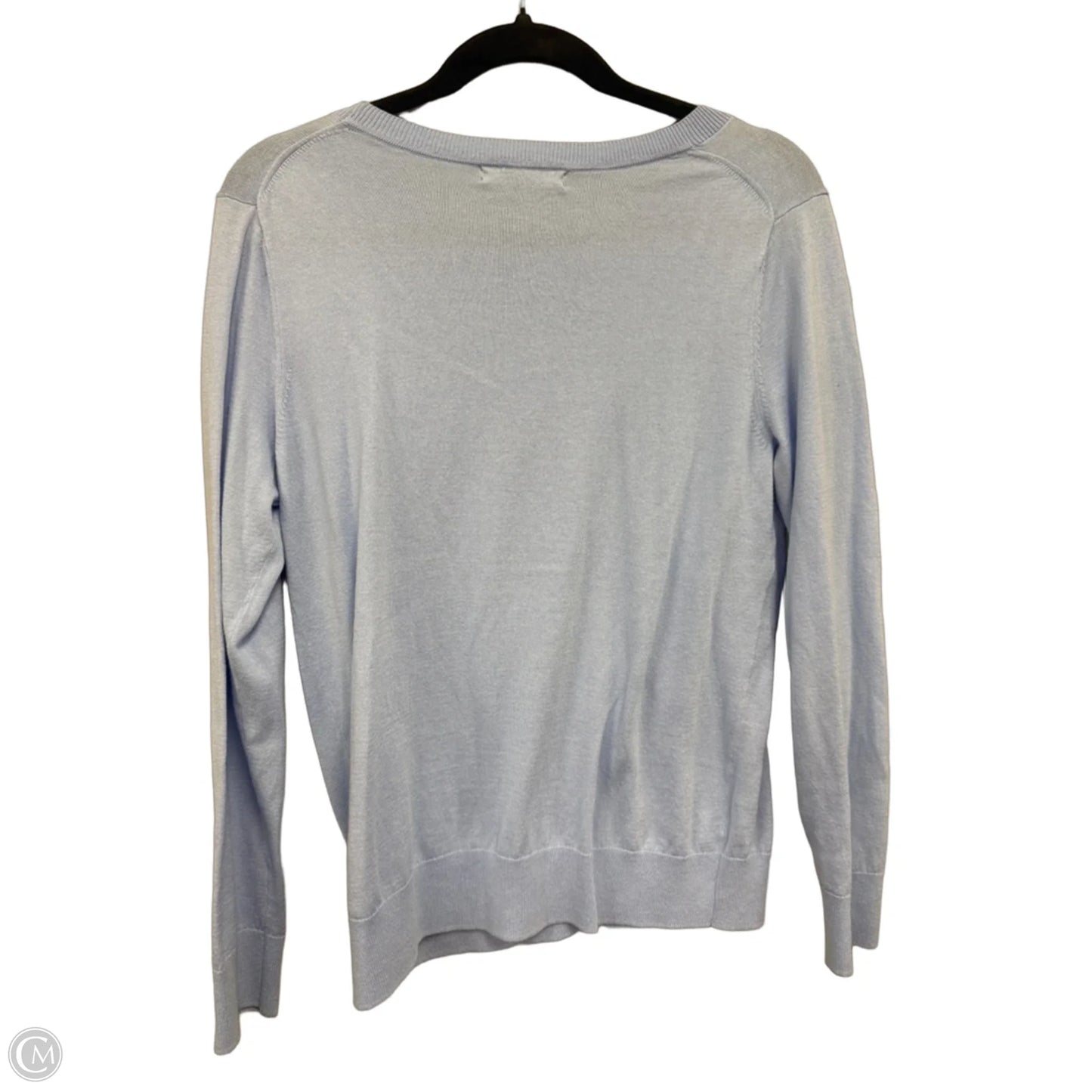 Top Long Sleeve By Banana Republic In Blue, Size: M