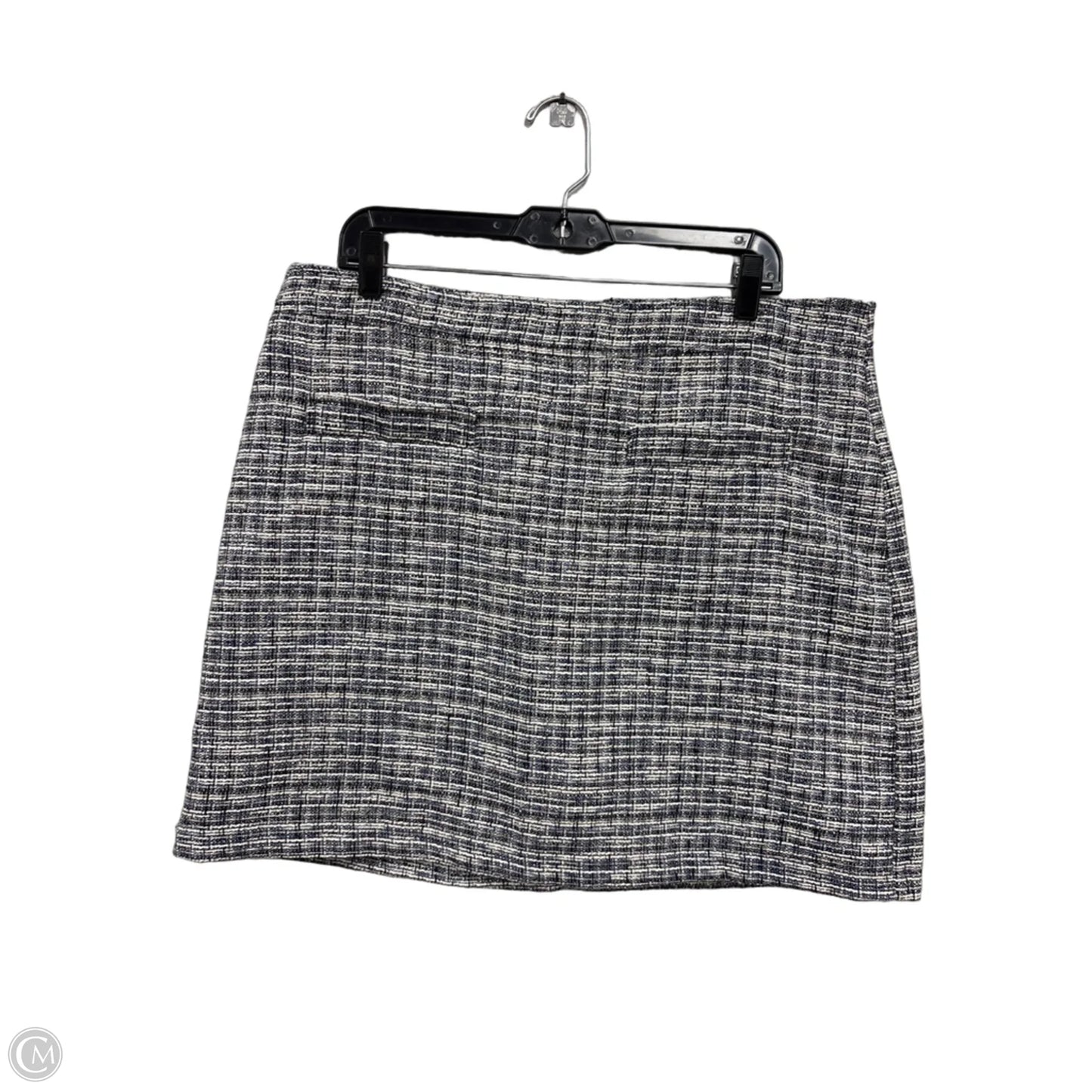 Skirt Mini & Short By Loft In Blue & White, Size: 14
