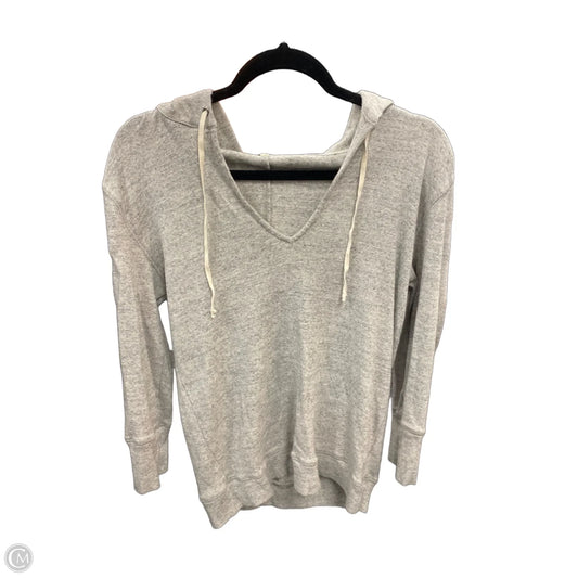 Sweatshirt Hoodie By J. Crew In Grey, Size: M