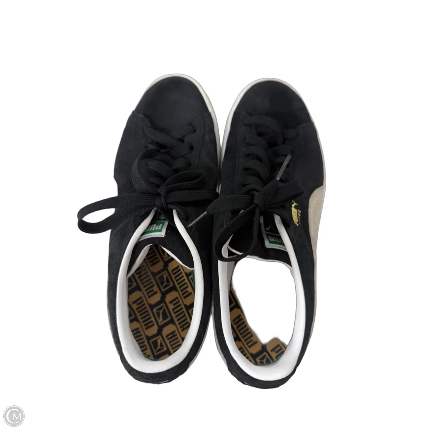 Shoes Flats By Puma In Black & Cream, Size: 7.5