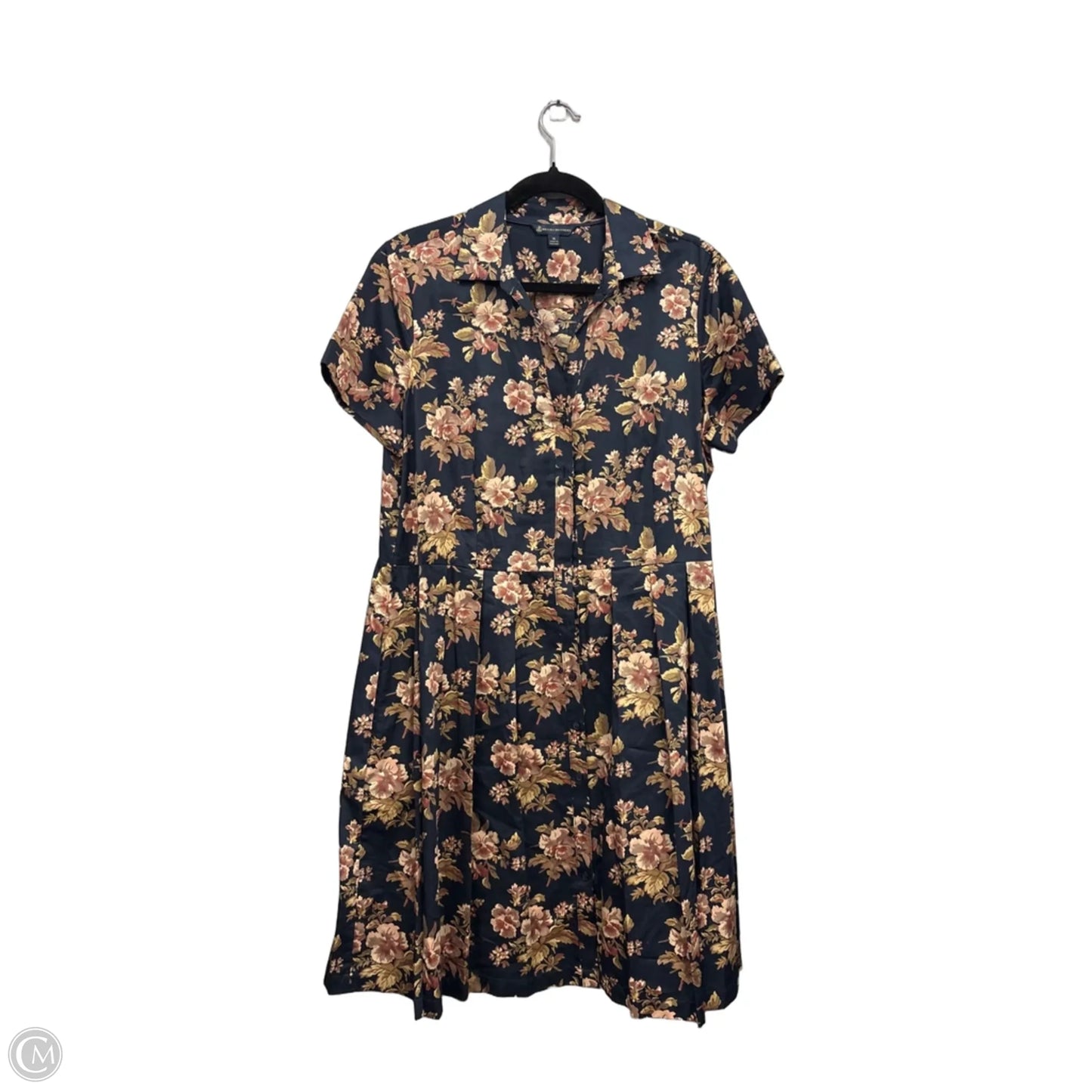 Dress Casual Short By Brooks Brothers In Floral Print, Size: 14