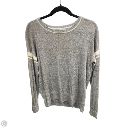 Sweater By Madewell In Grey & White, Size: M