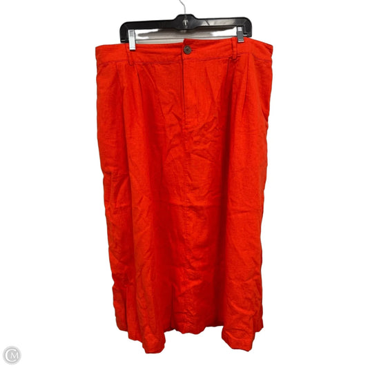 Skirt Maxi By A New Day In Red, Size: Xxl