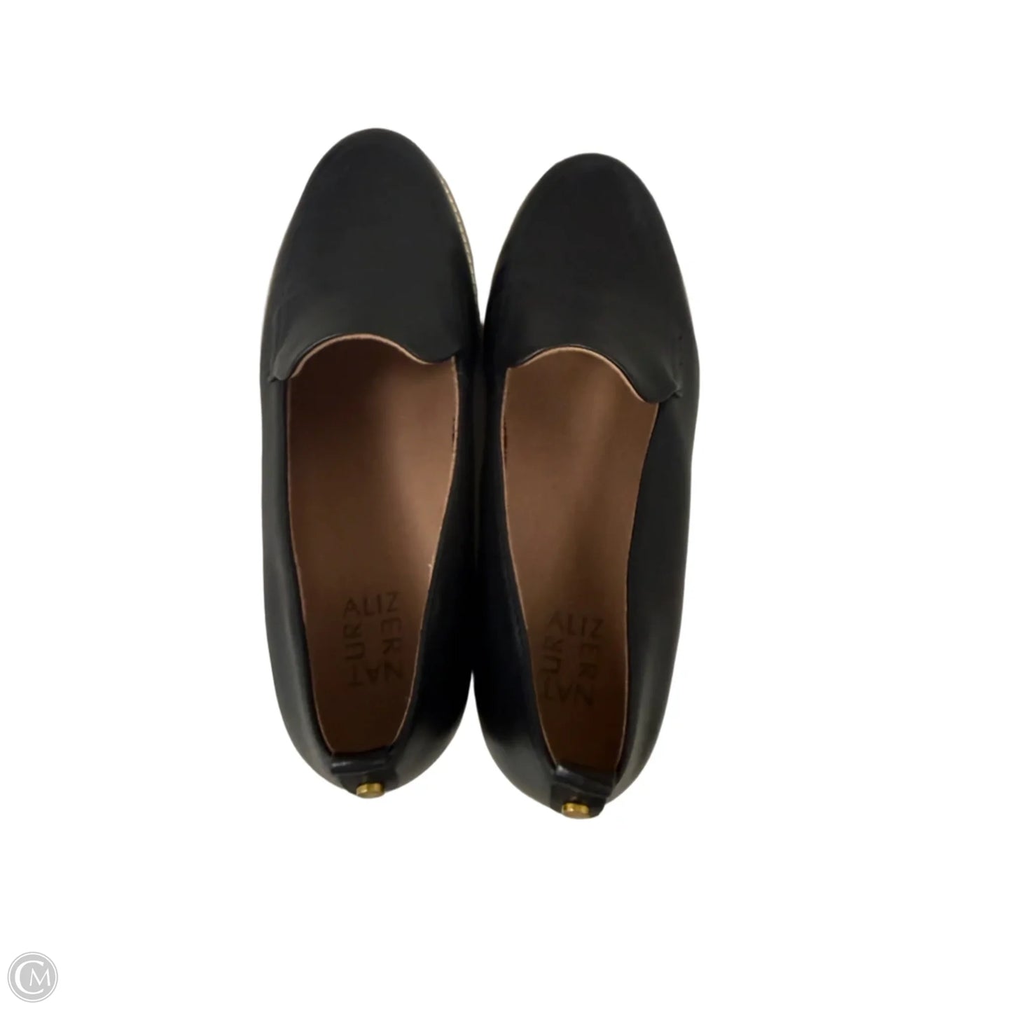 Shoes Flats By Clothes Mentor In Black, Size: 10.5