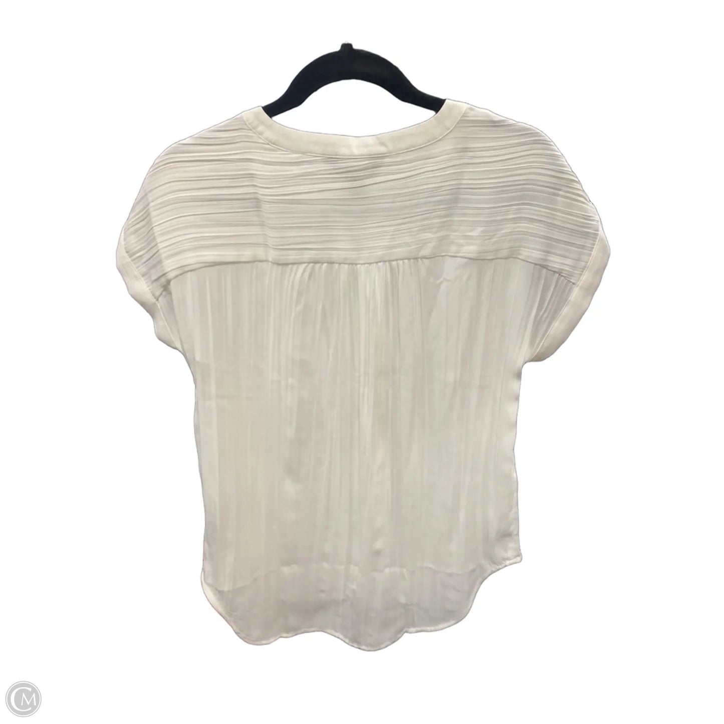 Blouse Short Sleeve By Simply Vera In White, Size: M