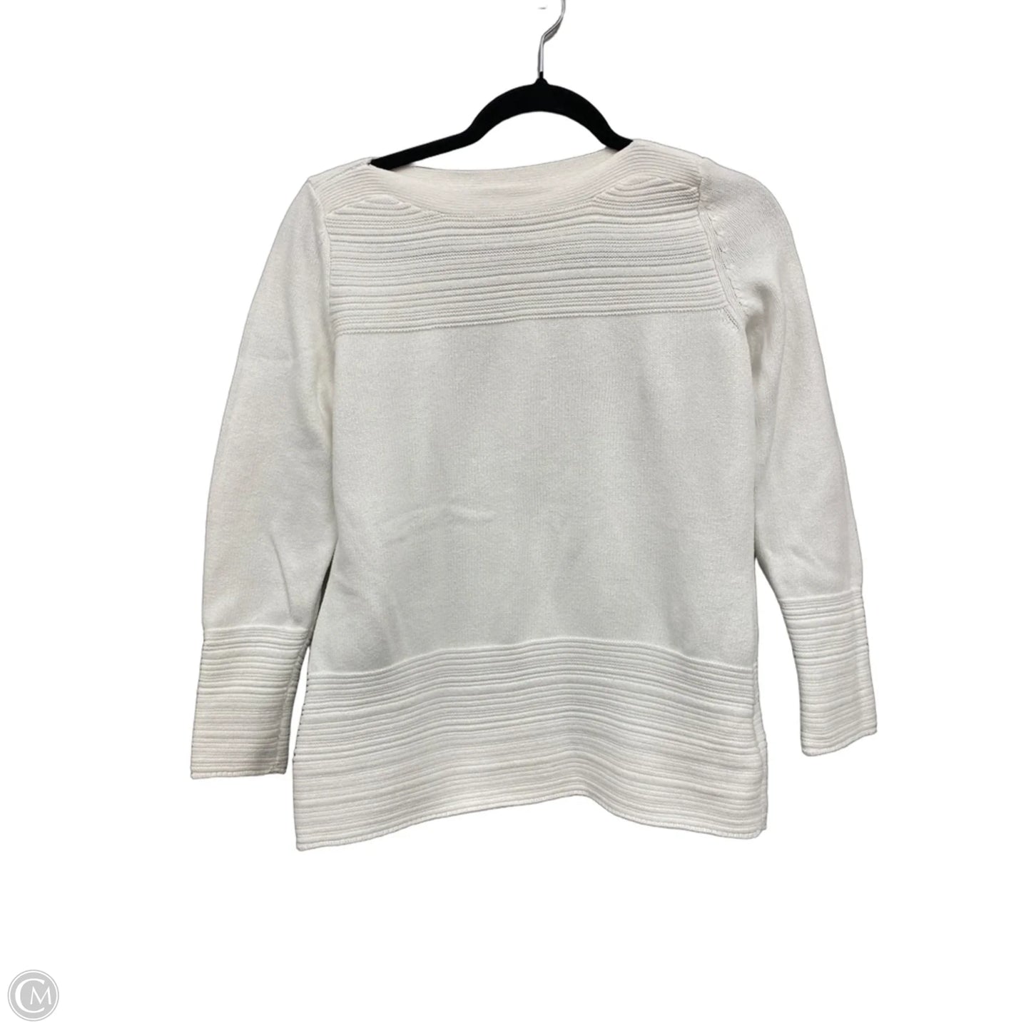 Sweater By Karen Scott In White, Size: S