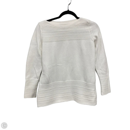 Sweater By Karen Scott In White, Size: S