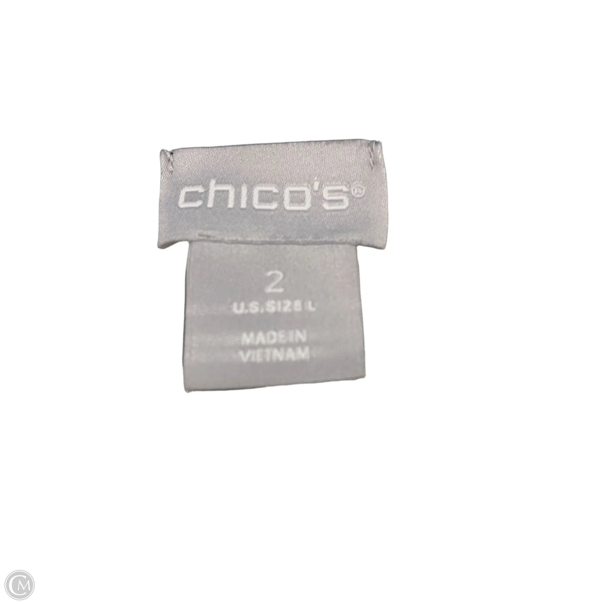 Cardigan By Chicos In Black & White, Size: L
