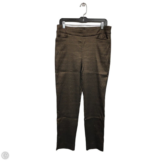 Pants Dress By Chicos In Black & Brown, Size: 10