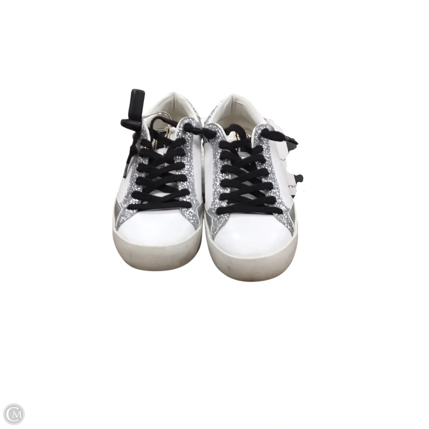 Shoes Sneakers By Shu Shop In Silver & White, Size: 9.5