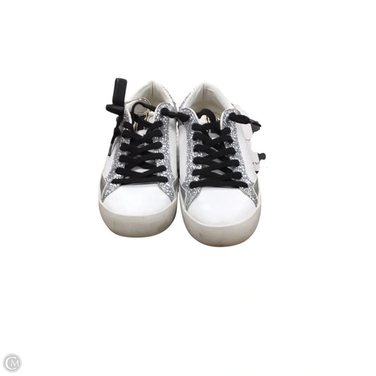 Shoes Sneakers By Shu Shop In Silver & White, Size: 9.5