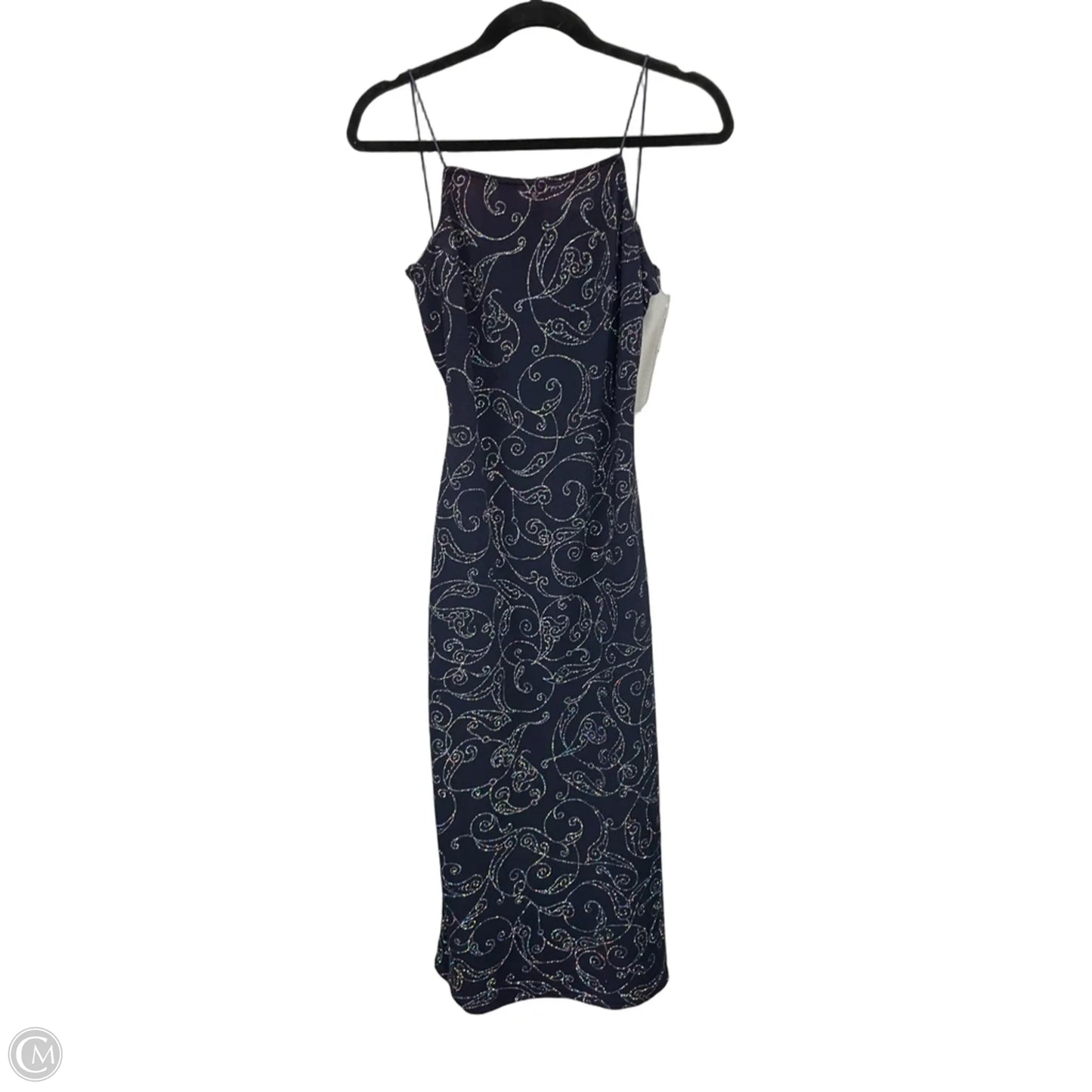 Dress Casual Midi By Clothes Mentor In Navy, Size: L