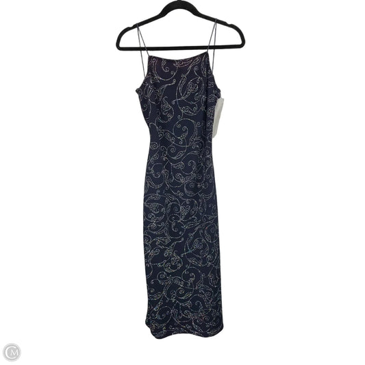 Dress Casual Midi By Clothes Mentor In Navy, Size: L