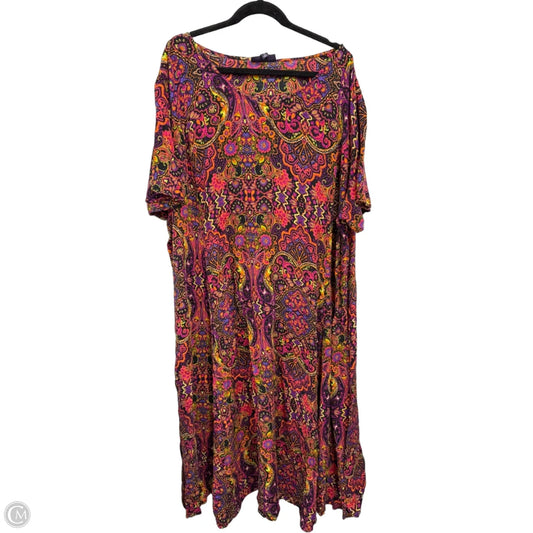 Dress Casual Maxi By Romans In Paisley Print, Size: 4x