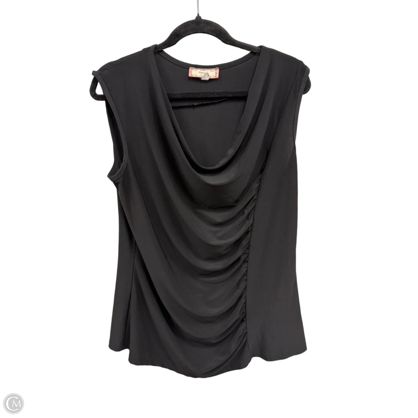 Top Sleeveless By Clothes Mentor In Black, Size: L