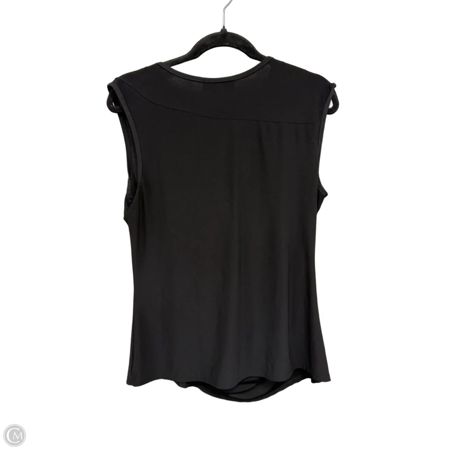 Top Sleeveless By Clothes Mentor In Black, Size: L