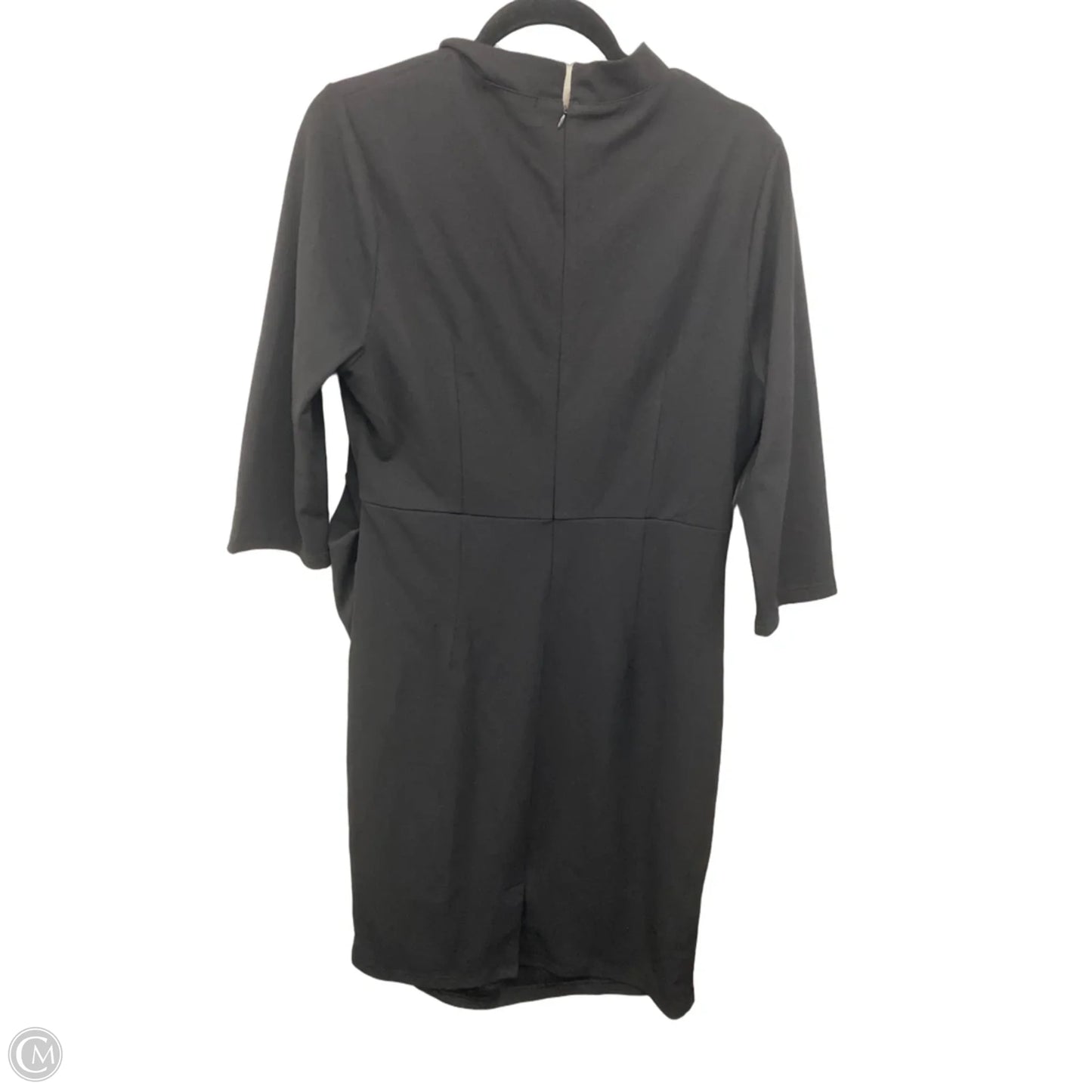 Dress Casual Midi By Clothes Mentor In Black, Size: Xxl
