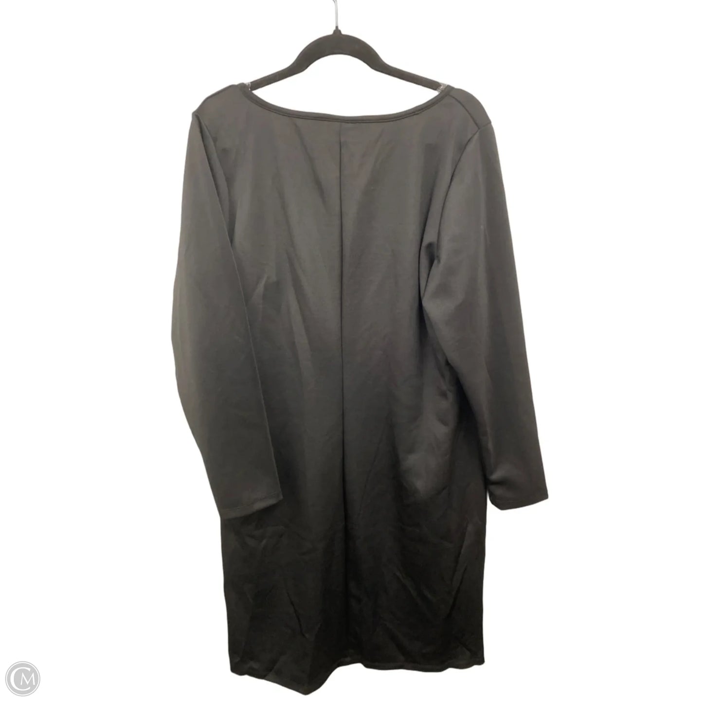 Dress Casual Midi By Ashley Stewart In Black, Size: 18