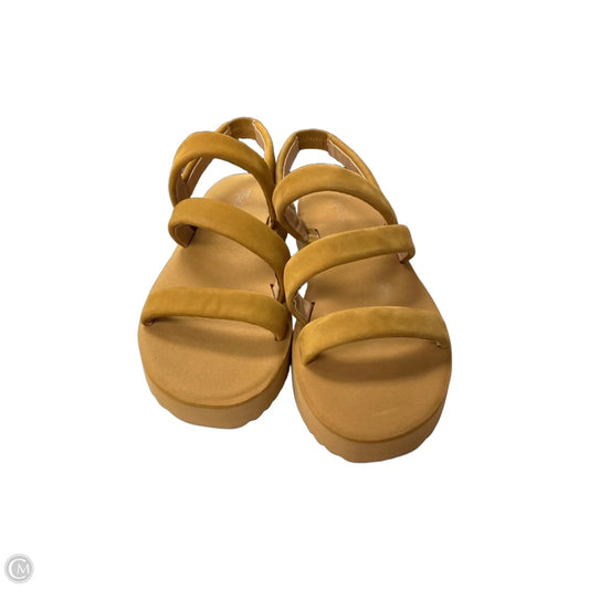Sandals Flats By Madewell In Brown, Size: 6.5