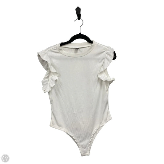 Bodysuit By Shein In White, Size: Xl