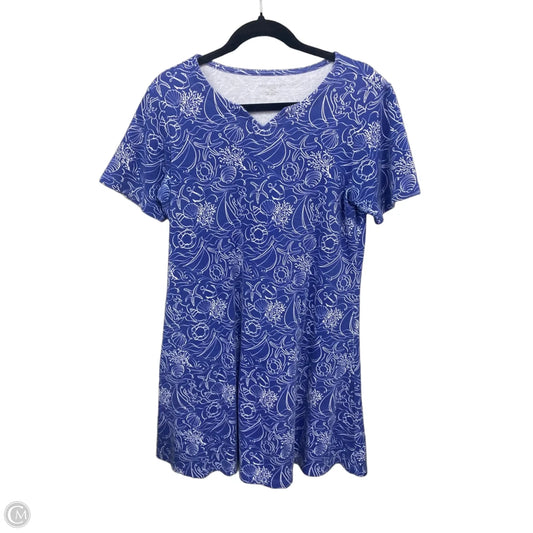Dress Casual Short By Appleseeds In Blue, Size: M