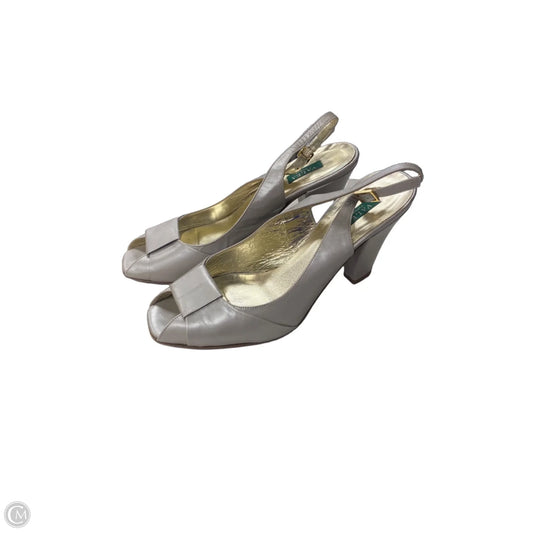 Shoes Heels Block By Clothes Mentor In Grey, Size: 7