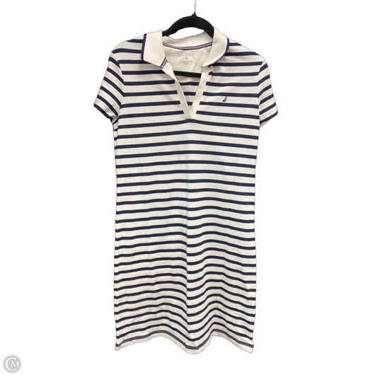 Dress Casual Short By Nautica In Blue & White, Size: S