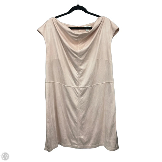 Dress Casual Short By Cato In Peach, Size: 18