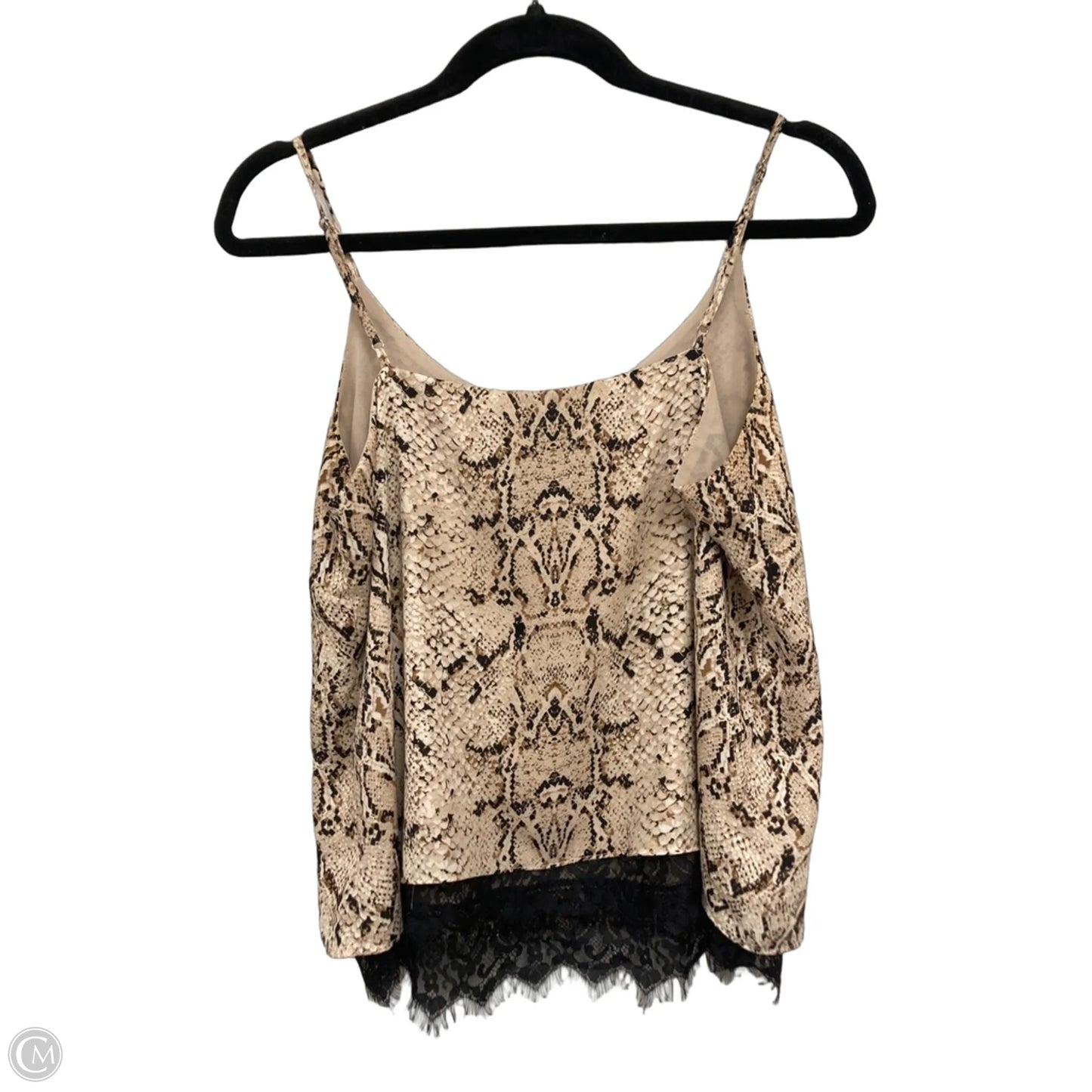 Top Cami By Rachel Zoe In Snakeskin Print, Size: M