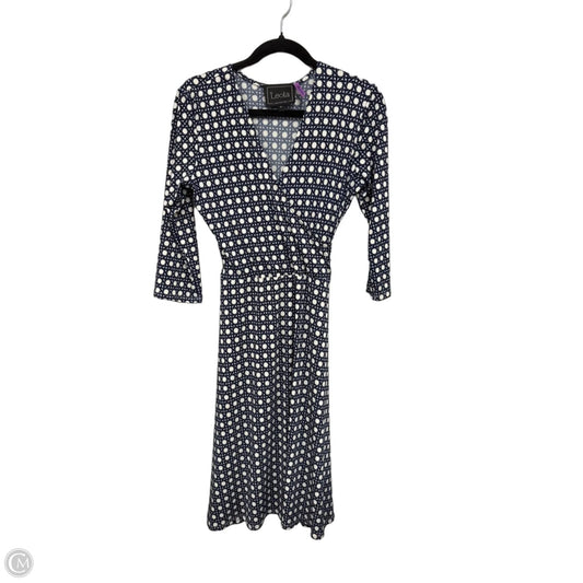 Dress Casual Short By Leota In Blue & White, Size: M