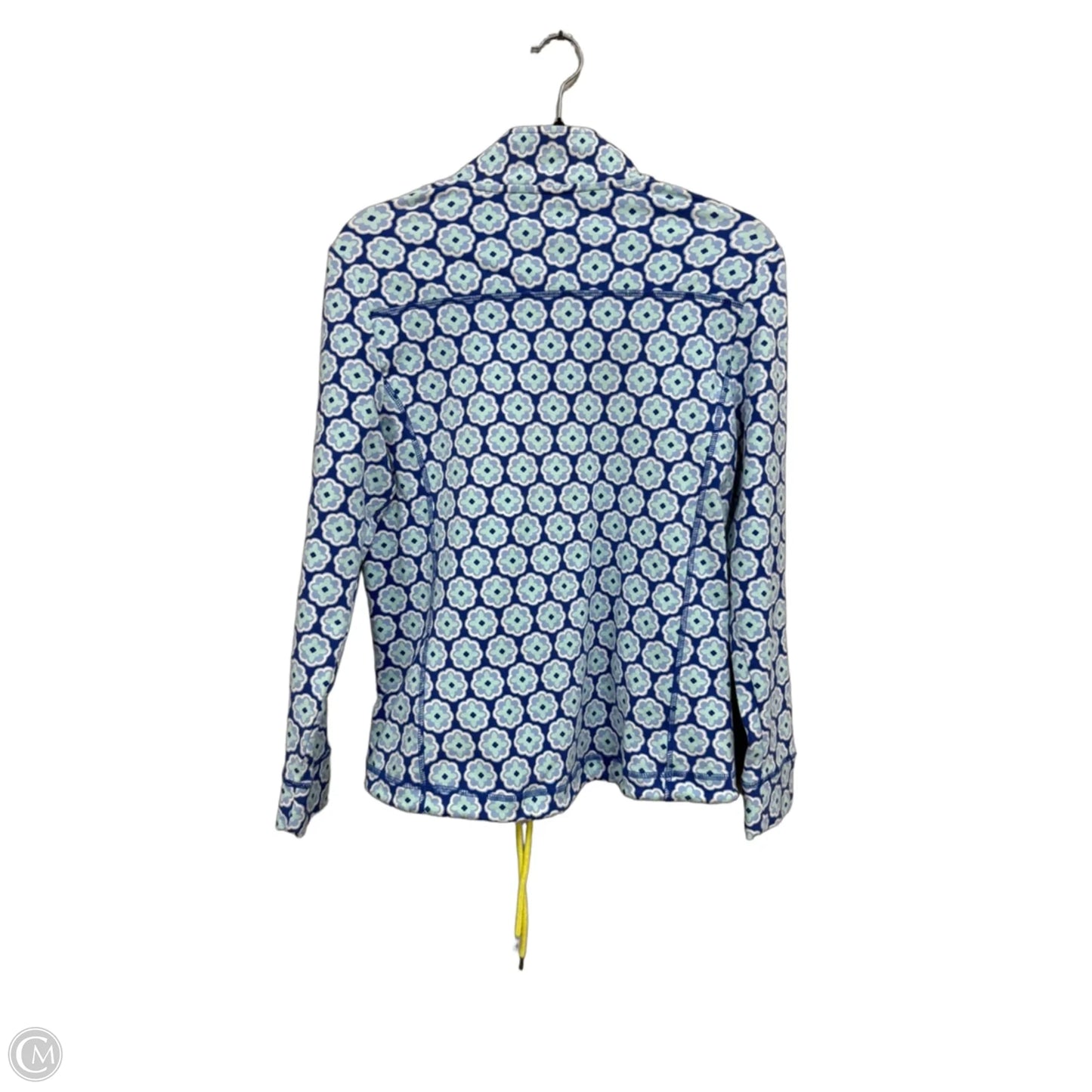 Athletic Jacket By Talbots In Blue & Yellow, Size: Mp