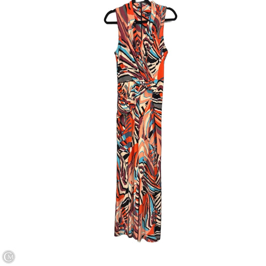 Jumpsuit By Rachel Roy In Black & Orange, Size: M