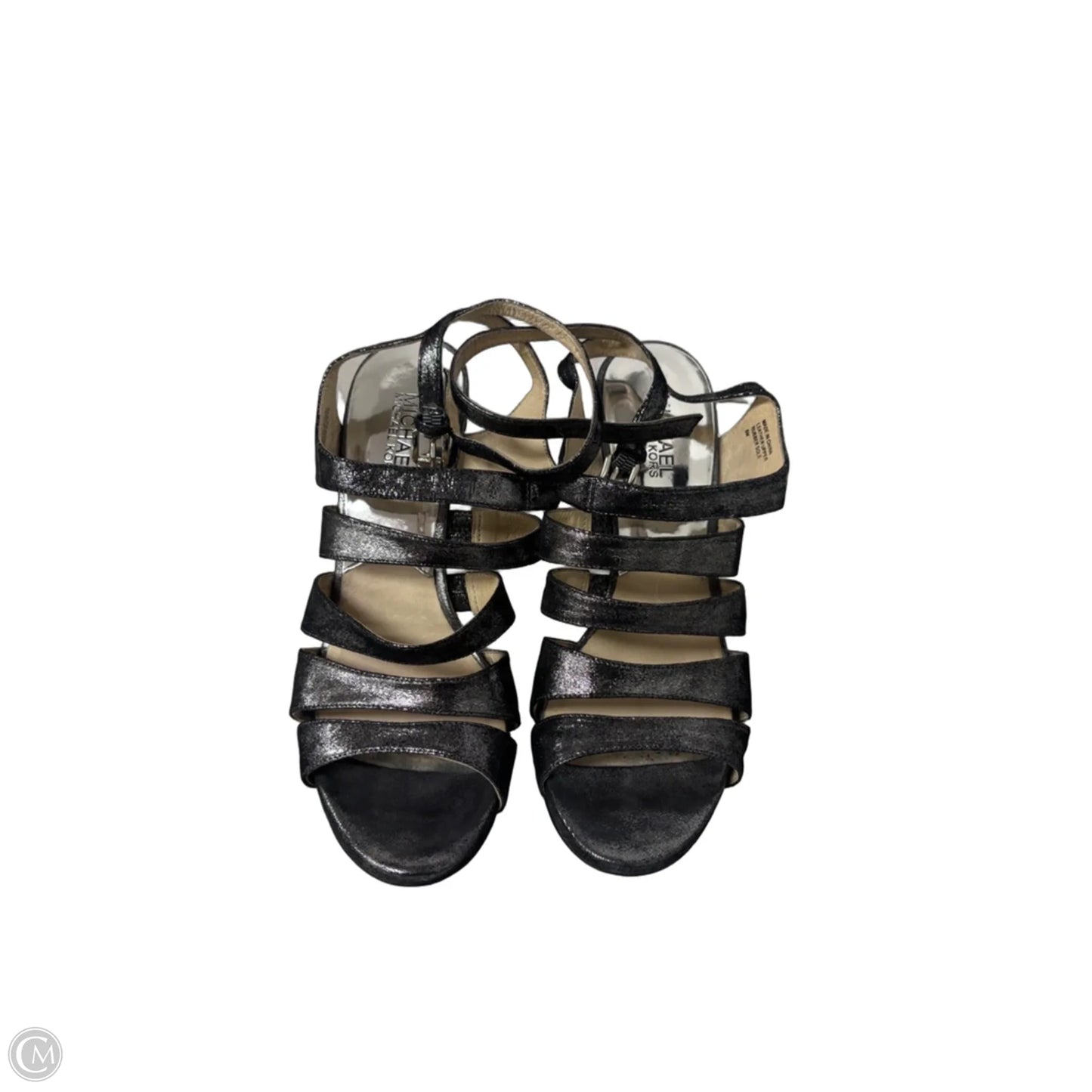 Sandals Heels Stiletto By Michael By Michael Kors In Black, Size: 8