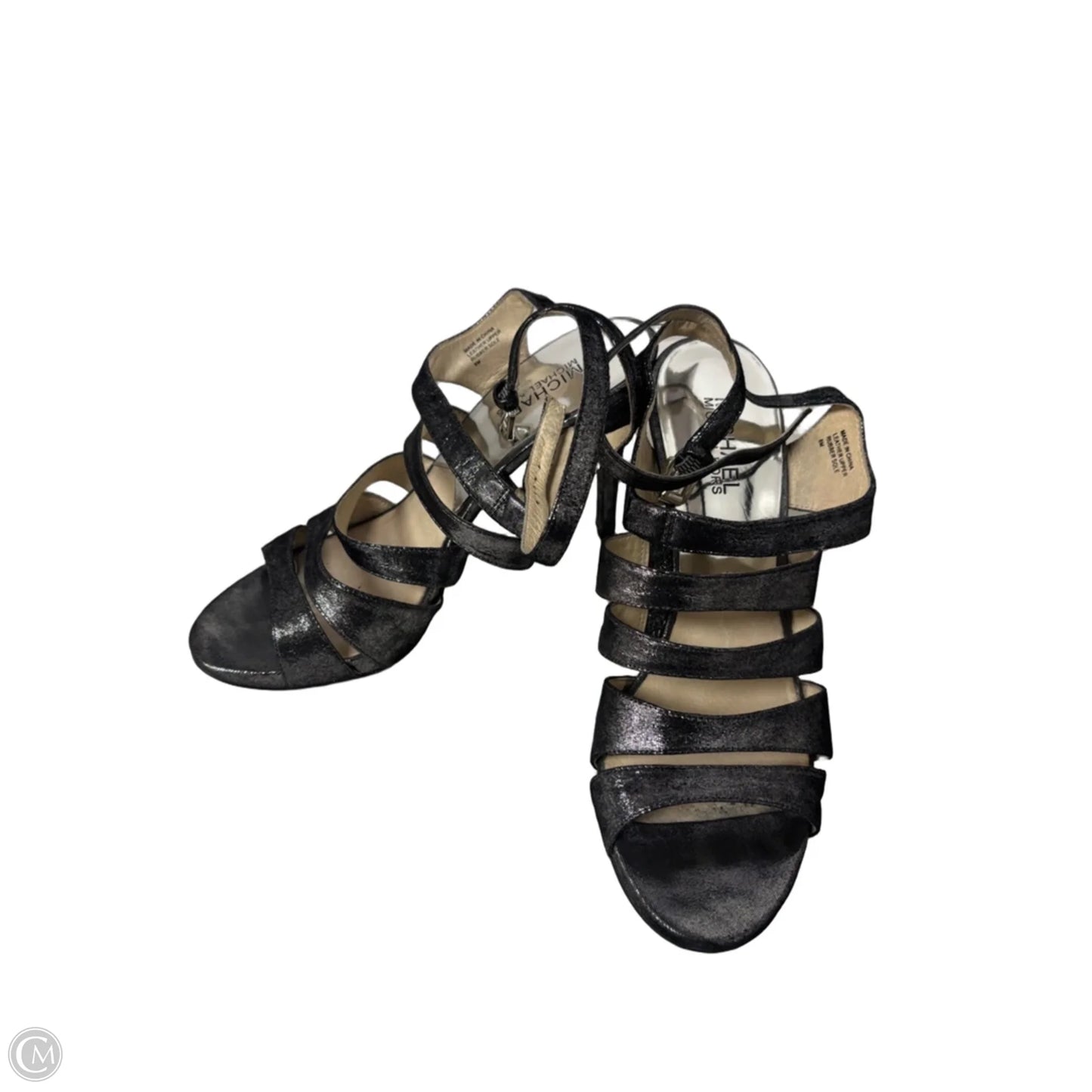 Sandals Heels Stiletto By Michael By Michael Kors In Black, Size: 8