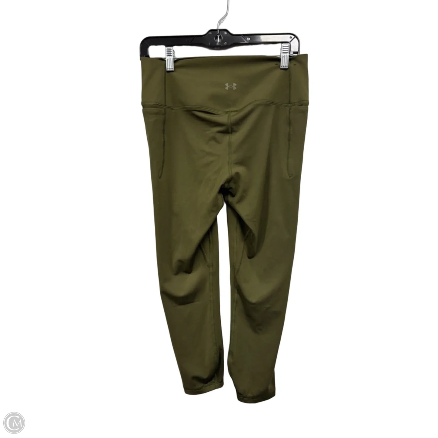 Athletic Leggings By Champion In Green, Size: L