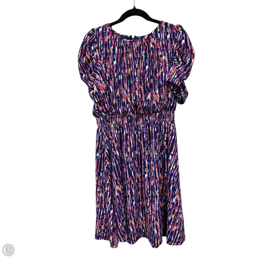 Dress Casual Short By London Times In Blue & Purple, Size: 10