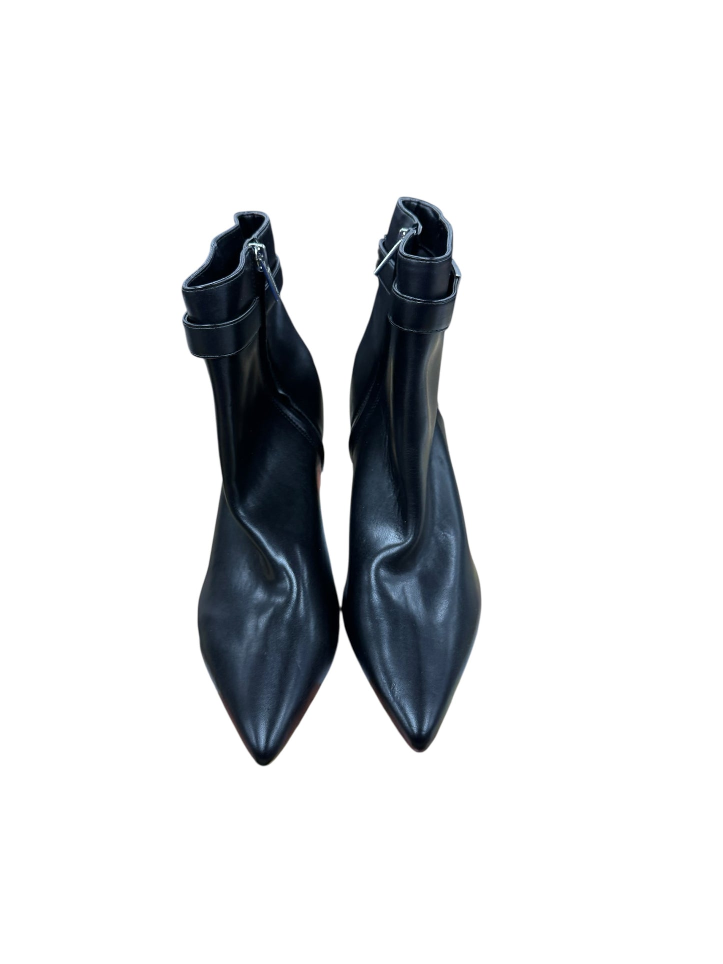 Boots Ankle Heels By Calvin Klein In Black, Size: 7.5