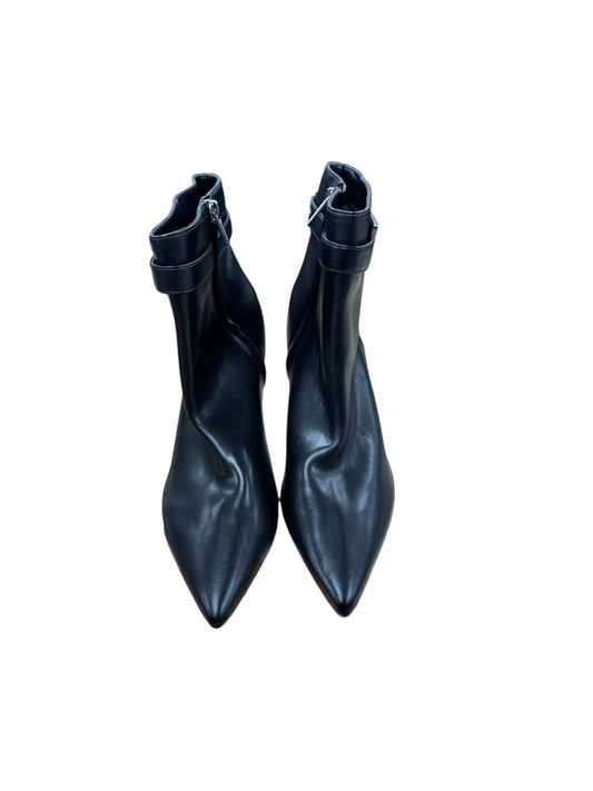 Boots Ankle Heels By Calvin Klein In Black, Size: 7.5