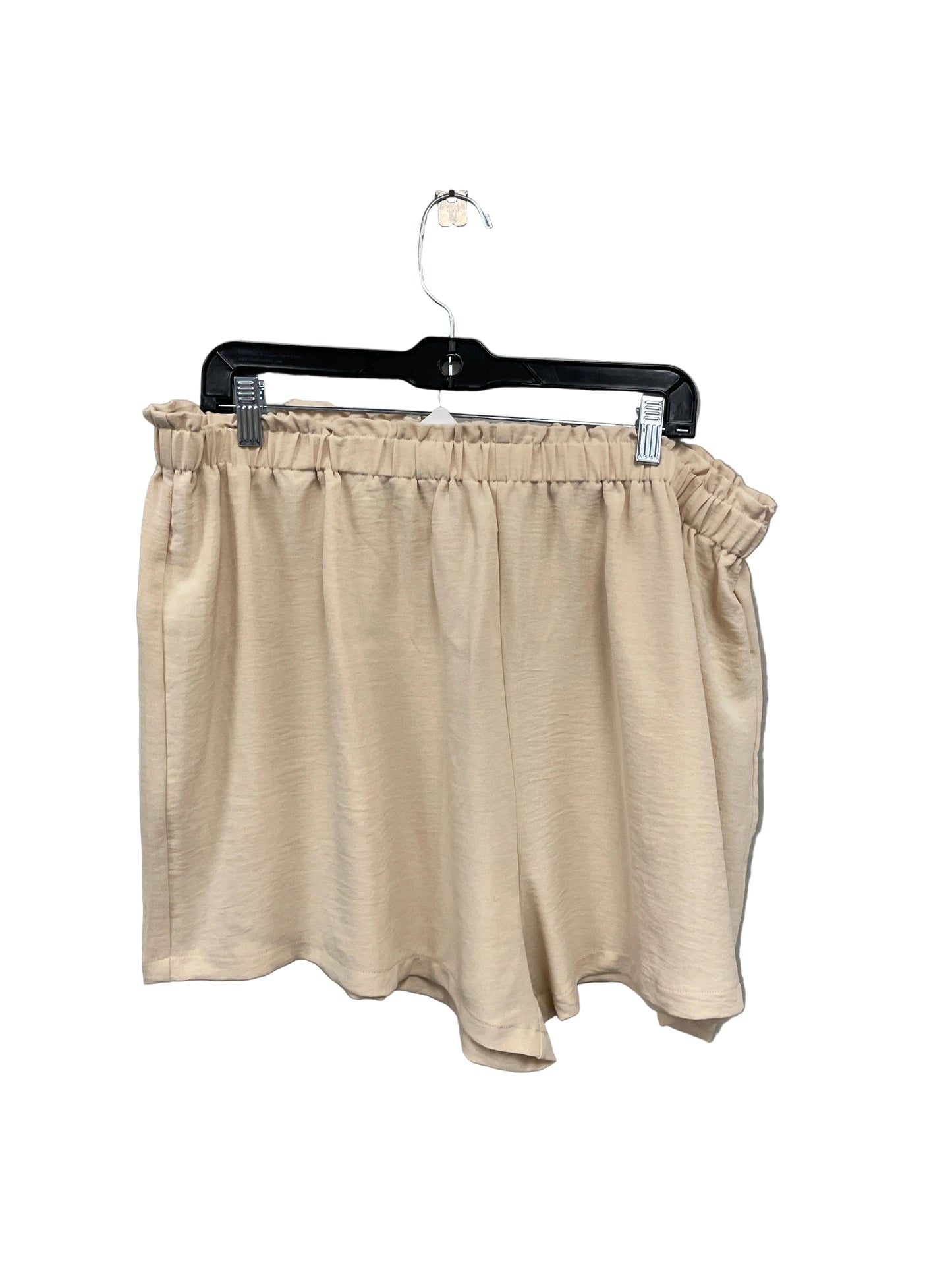 Shorts Set By Fashion Nova In Cream, Size: 2x